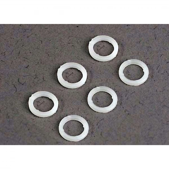 Traxxas White plastic washers (5x8x1.0mm) (6)