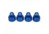 Traxxas Blue-anodized Aluminium Shock caps Aluminium (4) (fits all Ultra Shocks)