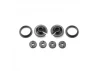 Traxxas Spring retainers upper lower (2)/ piston head set (2-hole (2)/ 3-hole (2)