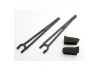 Traxxas Hold downs battery left right (2)/ foam spacers (2) (fits standard battery packs)