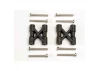 Traxxas Bulkhead cross braces (2)/ 3x25mm CS screws (8)