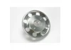 Traxxas 40mm Aluminium flywheel (larger knurled for use with starter boxes) (TRX 2.5 and TRX 2.5R) (silver-anodized)