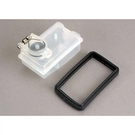 Traxxas Rustler Fuel tank (75cc) with rubber vibration cushions (2)