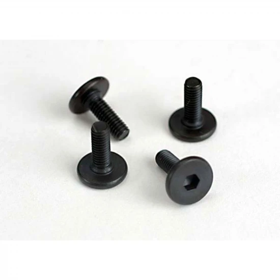 Traxxas Screws 3x10mm flat-head machine (hex drive) (4)
