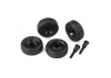 Traxxas Wheels (4)/ Axles (2) for MAXX wheelie bar