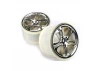 Traxxas SS (Split-Spoke) 3.8 Wheels (chrome) (2) (fits Revo/MAXX series with 14mm Hex)