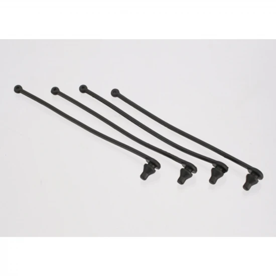 Traxxas Body Clip Rubber Retainers - Black (4)