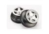 Traxxas Short Course Chrome SCT Wheels - Chrome Beadlock - 12mm Hex (2)