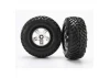 Traxxas SCT Short Course Tyres on SCT Chrome/Black Wheels - 12mm Hex (2) (2WD Front)