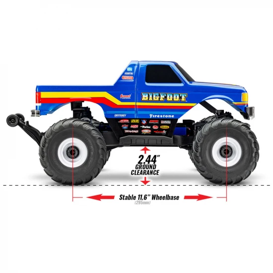 Traxxas Bigfoot HD BL-2S - Blue