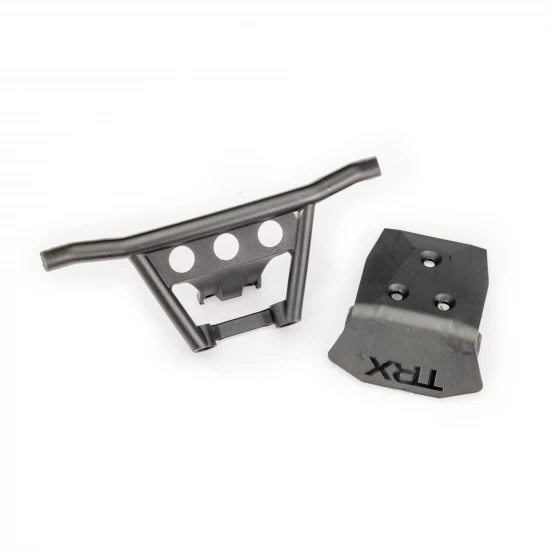Traxxas Bumper, front, skidplate, front (Black)