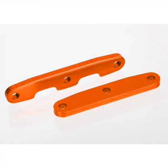 Traxxas Bulkhead tie bars, front + rear, aluminium (orange-anodised)