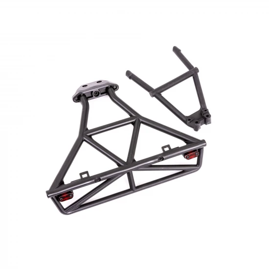 Traxxas Bumper, rear / bumper mount (fits 4WD Slash) (for LED light kit installation)