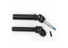 Traxxas Driveshaft assembly rear heavy duty (1) (left or right) (fully assembled ready to install)/ screw pin (1)