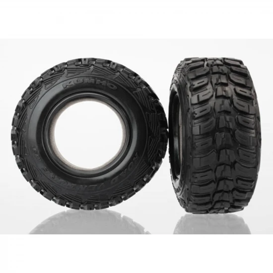 Traxxas Tires Kumho (dual profile 4.3x1.7- 2.2/3.0) (2)/ foam inserts (2)