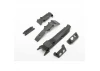 Traxxas Skidplate set front (1)/ rear (1)/ transmission (1)/ steering servo guards (2) / steering servo cover plate (1)