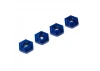 Traxxas Aluminium Hex Hubs Blue-anodized