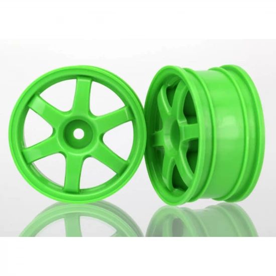 Traxxas 1:16 Rally Wheels - Volk Racing TE37 (Ken Block Green) (2)