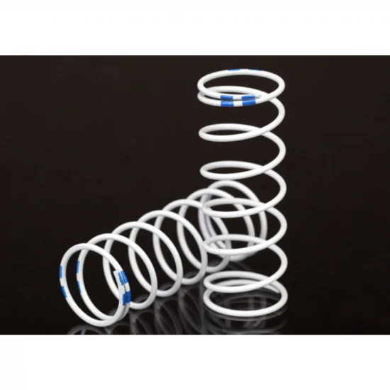 Traxxas Spring Shock white (GTR xx-long) (1.004 rate blue) (1 pair)