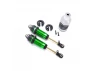 Traxxas Shocks GTR xx-long green-anodized PTFE-coated bodies with TiN shafts (fully assembled without springs) (2)