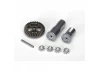 Traxxas Gear set differential metal (output gears (2)/ spider gears (4)/ ring gear 35T (1)/ 2x14.8mm pin (1)