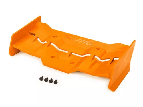 Traxxas Wing, orange/ 4x12mm FCS (4)