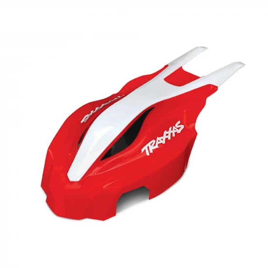 Traxxas Canopy front red/white Aton ** CLEARANCE **