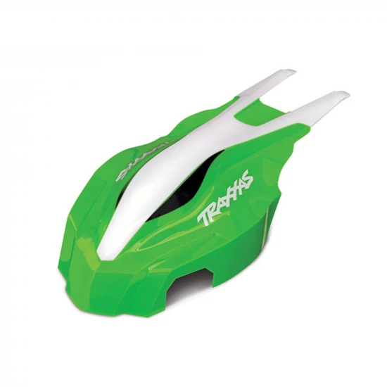 Traxxas Canopy front green/white Aton