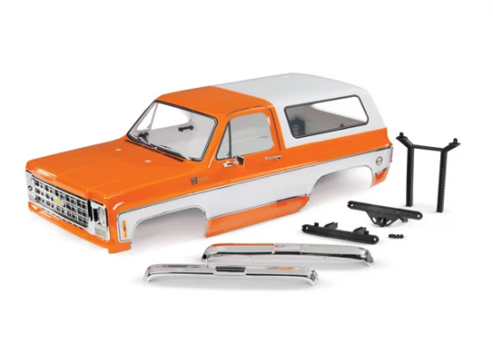 Traxxas Body, Blazer (1979) Complete Clipless, Orange