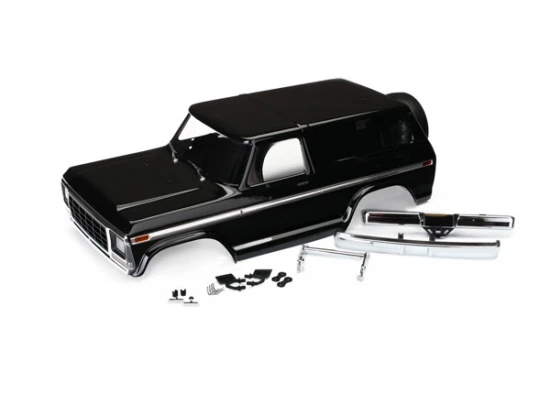 Traxxas Body, Ford Bronco Complete Black