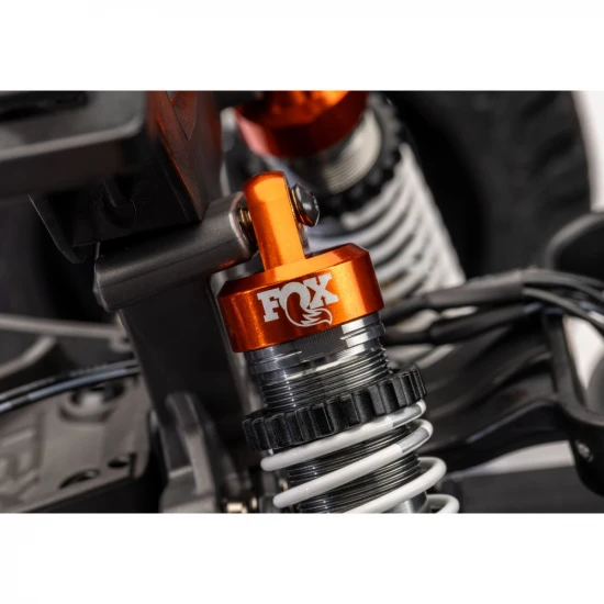 Traxxas Fox Orange Aluminium GTR Shock Caps (4)
