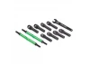 Traxxas Toe links E-Revo VXL (TUBES green-anodized 7075-T6 Aluminium stronger than titanium) (144mm) (2)/ rod ends assembled with steel hollow balls (8)/ Aluminium wrench 10mm (1)