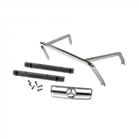 Traxxas Grille Mercedes-Benz G 63 / roll bar/ mounts left right/ 2.6x8 BCS (self-tapping) (2)/ 2.5x10 CS (4) (fits 8825 body)