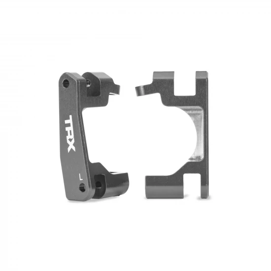 Traxxas Caster blocks (c-hubs), 6061-T6 aluminium (grey-anodised), left + right (for use with 9080 upgrade kit)