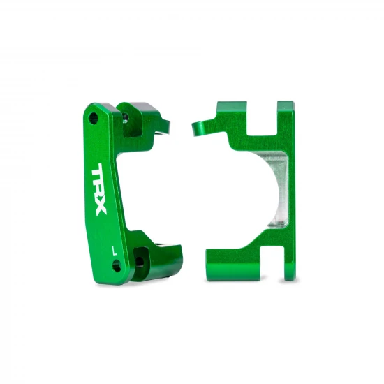 Traxxas Caster blocks (c-hubs), 6061-T6 aluminium (green-anodised), left + right (for use with 9080 upgrade kit)
