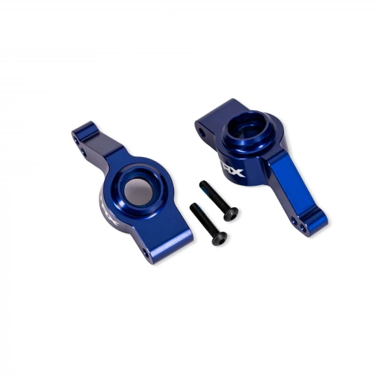 Traxxas Carriers, stub axle, rear, 6061-T6 aluminium, left + right (blue-anodised) (for use with 9080 upgrade kit)