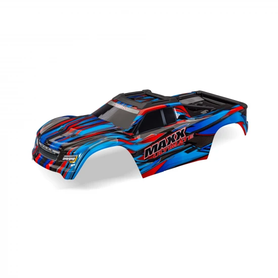 Traxxas Body, MAXX Ultimate, Blue (painted, decals applied) (fits MAXX with extended chassis (352mm wheelbase)
