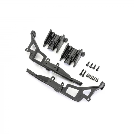 Traxxas Body mounts (front + rear) (left + right)/ 2.6x10mm BCS (4)/ 1.6x8mm BCS (self-tapping) (8)/ 2.5x12mm CS (2) (fits 9129 body)