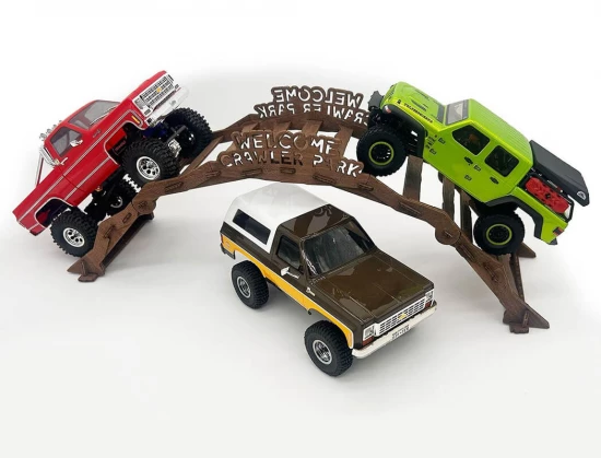 Crawler Park Welcome Bridge 1:18 + 1/24 RC Crawler Park
