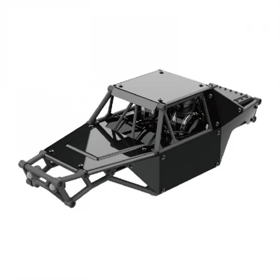 UDI UCX24 Body Assembly With Lights Black