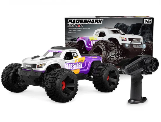 UDI RC Rageshark Monster Truck 1:16 Brushed RTR - Purple