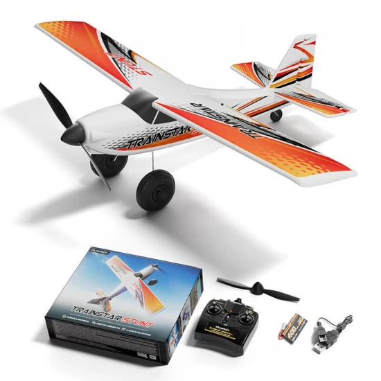 Volantex Trainstar Stunt 500mm 4Ch Brushless With Gyro RTF Red
