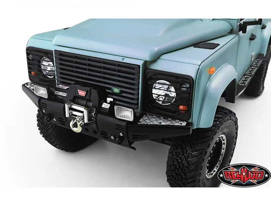 RC4WD Metal Front Bumper W/Lights For Gelande II D90/D110