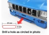 RC4WD Kangaroo Front Bumper W/Lights For Mojave II 2/4 Door Body Set (Black)