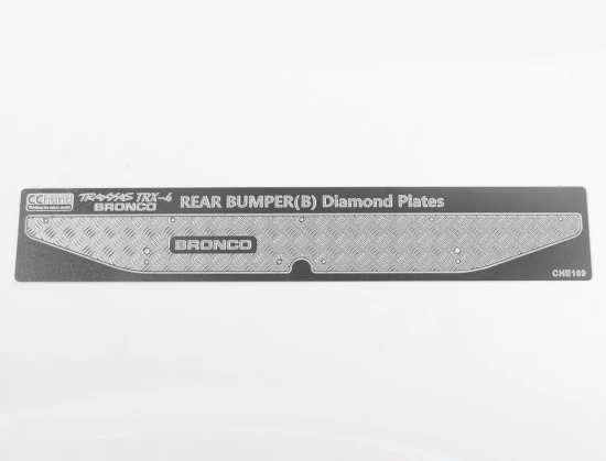 RC4WD Ks Rear Bumper For Traxxas TRX-4 79 Bronco Ranger Xlt (Silver)