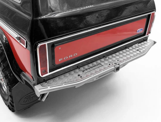 RC4WD Ks Rear Bumper For Traxxas TRX-4 79 Bronco Ranger Xlt (Silver)