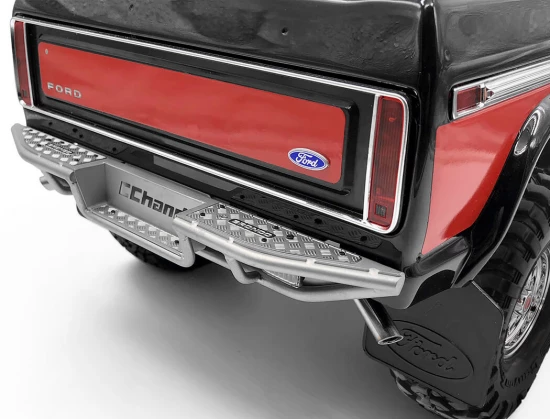 RC4WD Ranch Rear Step Bumper For Traxxas TRX-4 79 Bronco Ranger Xlt (Silver)