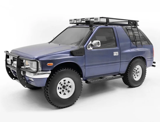 RC4WD Ranch Front Grille Guard W/Lights For Tamiya 1:10 Isuzu Mu Type X CC-01 (Black)