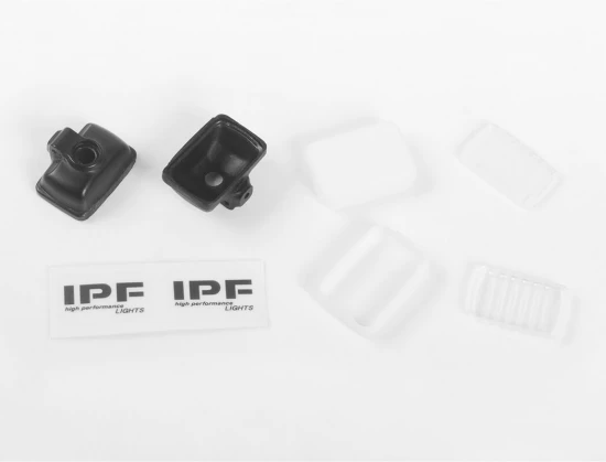 RC4WD Hull Front Bumper W/ Steering Guard + Ipf Lights For Gelande II (D90/D110)