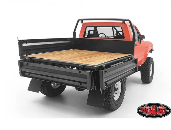 RC4WD Kober Rear Bed W/ Mud Flaps For Tf2 Mojave Body (Black)